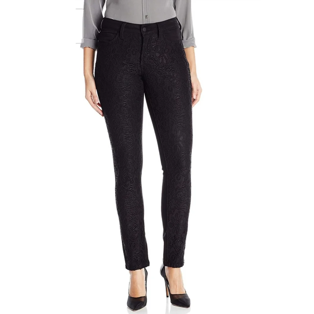 🍃⚘️Nydj Lacey Signature Black Jeans - Picture 2 of 14